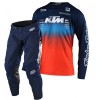CONJUNTO TROY LEE DESIGNS 2021 MIX GP AIR  STAIN'D TEAM  & GP - NAVY / LARANJA